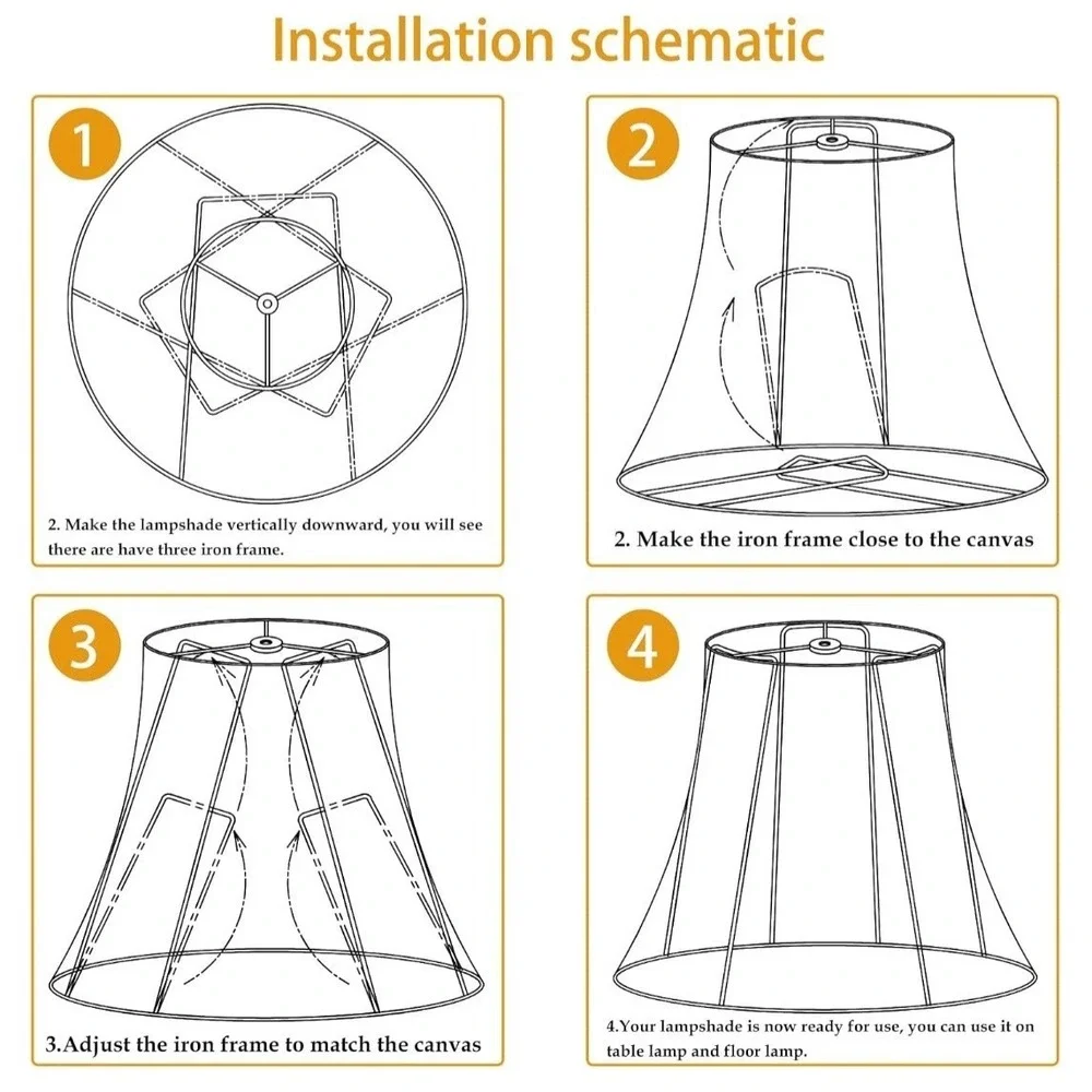 TOOTOO STAR Bell Lamp Shades,‎ 6.5
